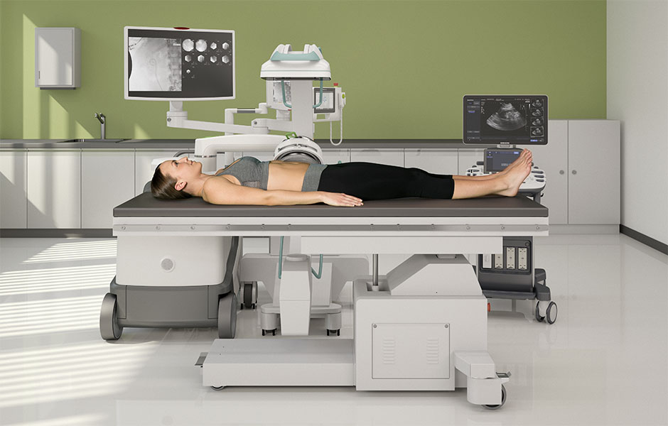 Clinic for extracorporeal lithotripsy (stone crushing)