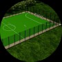Artificial football field